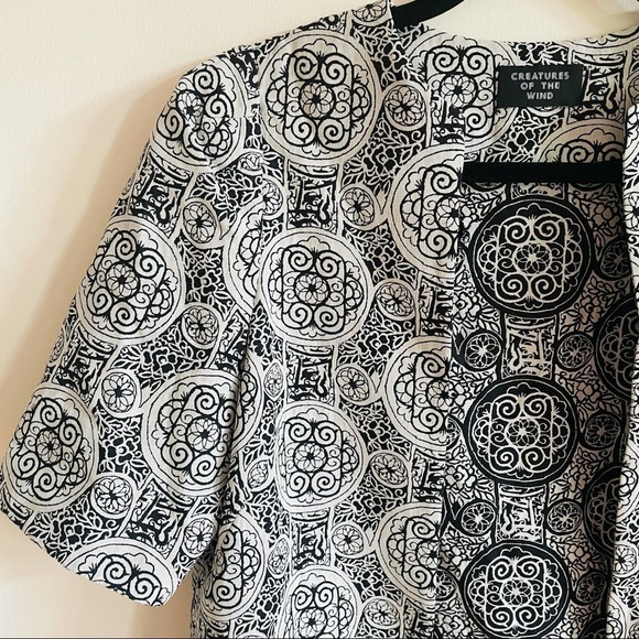 CREATURES OF THE WIND Short Sleeve Open Coat - Picture 4 of 9